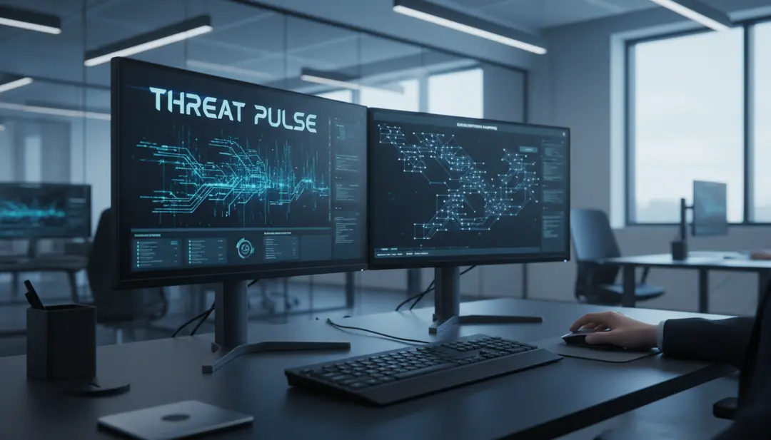 Security team analyzing threat intelligence data together